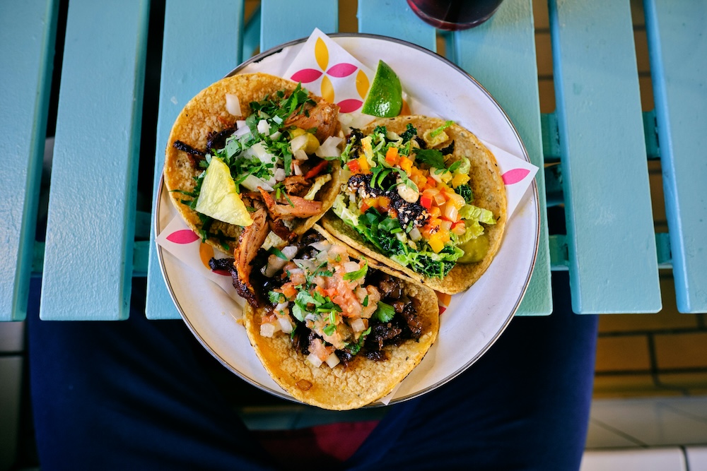 Fish tacos from a local Oak Island restaurant